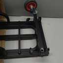 Pyle Compact Folding Adjustable Equipment Dolly - Heavy Duty 8-in-1 Convertible Cart Hand Truck/Dolly/Platform Cart with R-Trac Wheels - Expandable Up to 27.52'' to 44.25'' - 300 LBS MAX LOAD CAPACITY