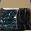 Outdoor Warm Christmas Pathway Lights, 24.2ft 20 Lights with Stakes, Outside Walkway Marker, C9 Christmas Decor, Driveway Decorations, Waterproof, Hanging or Plugging