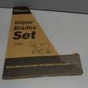 OEM Quality Windshield Wiper Blades, 18 and 18 DSV Standard Car Wiper Blades With Universal U/J Hook Only, Automotive Replacement Wiper Blades for my Car, Water Repellency Wiper Blade, Pack of 2