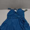 Blooming Jelly Womens One Piece Swimsuit Tummy Control Bathing Suit Gold Metal Tie Knot 2026 Swim Dress, L, Blue Green