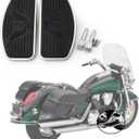 Areyourshop Motorcycle Front/Rear Footboards Floorboard for Honda Shadow Aero 750 VT750(Only for Models with 6mm Size Pin Hole)