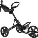 Clicgear Model 4.0 Golf Push Cart, 3-Wheel Foldable Walking Golf Cart (Black)
