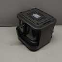 Nutrichef 5.8 Quart Air Fryer | 8-1 Preset Cook Modes | Transparent Fry Bowl for Best Cooking Results | Cook Shrimp, Steak, Fries, Wings, Chicken & More | Precise Temperature Control & Time | Grey