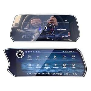 EUEKY 2pcs 2025 2026 Tahoe Suburban Tempered Glass Screen Protector Accessories 2025 2026 Tahoe Suburban Dash 11'' & 17.7" Nav. Screen Protector 2025 Tahoe z71 Suburban
