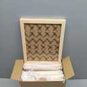 8x10 Grain Picture Frames Nature Solid Wood 6 Pack for Wall Mounting and Tabletop Display