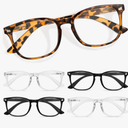 CCVOO Reading Glasses for Women, Eyeglasses, Blue Light Readers for Women, Computer Eye Glasses, Cheaters, +1.25