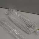 50 Pack Plastic Martini Glasses Sets for Party 7oz Clear Cocktail Glasses with Sticks Plastic Disposable Cups Perfect for Wine, Appetizers, Birthday Wedding Easter and All Events100pcs