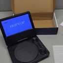 HOPYOP 9" Portable DVD Player for Kids and Car, 7" Swivel Screen with 4-6 Hours Built-in Battery, Car DVD Player with Dual Speakers, Support Sync Screen to TV, USB/SD/Multiple Disc Formats