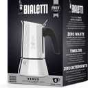 Bialetti - New Venus Induction, Stovetop Coffee Maker, Suitable for all Types of Hobs, Stainless Steel, 6 Cups (7.9 Oz), Silver