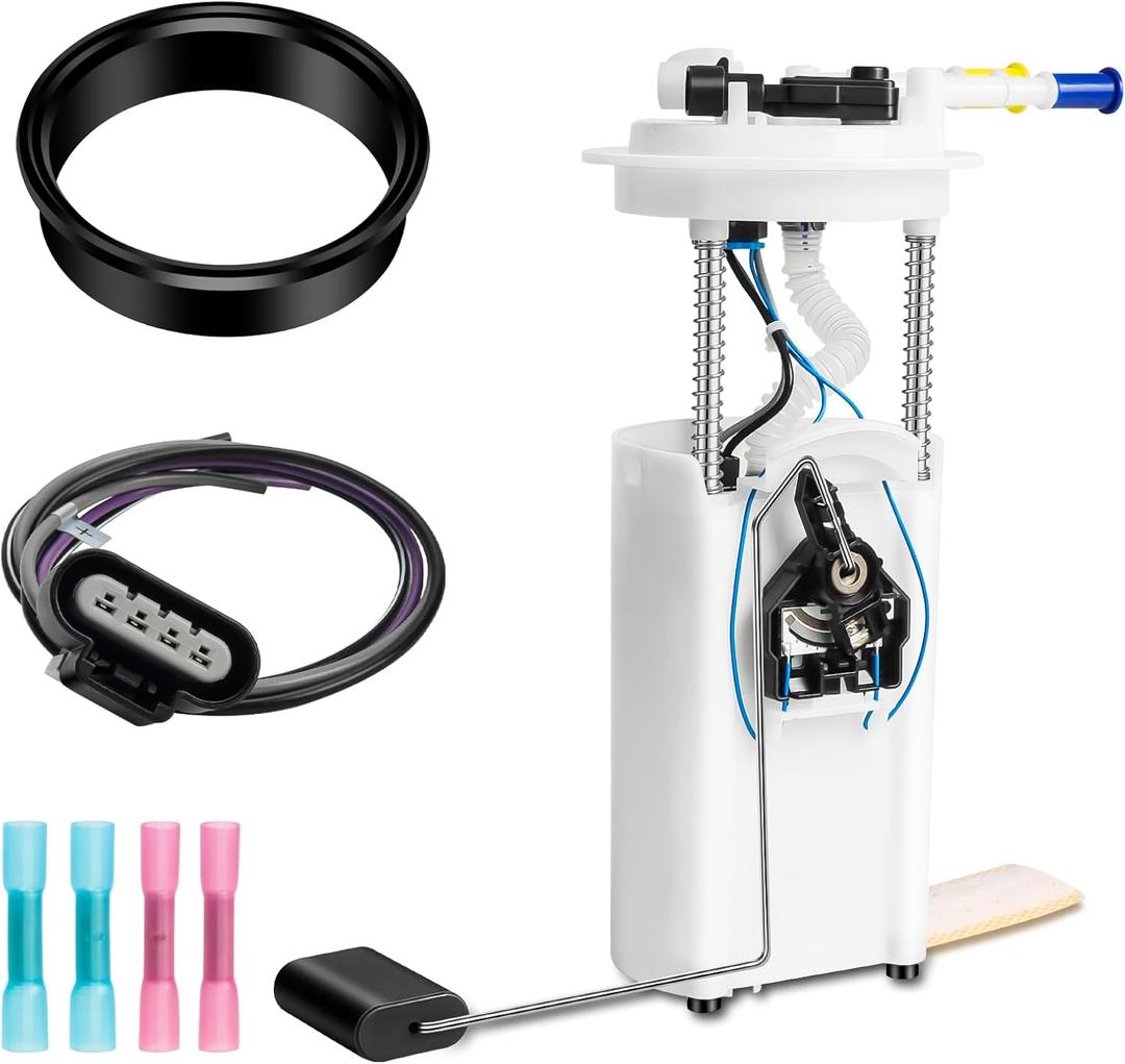 Electric Fuel Pump Assembly w/Level Sensor & Sending Unit Compatible with 2000 2001 Chevy Suburban 1500, GMC Yukon XL 1500 (5.3L 6.0L V8), Replaces E3509M