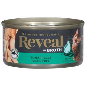 Reveal, Pet Food Adult Cat Tuna Fillet, 2.47 Ounce 24 Pack, BBD 19 March 2028