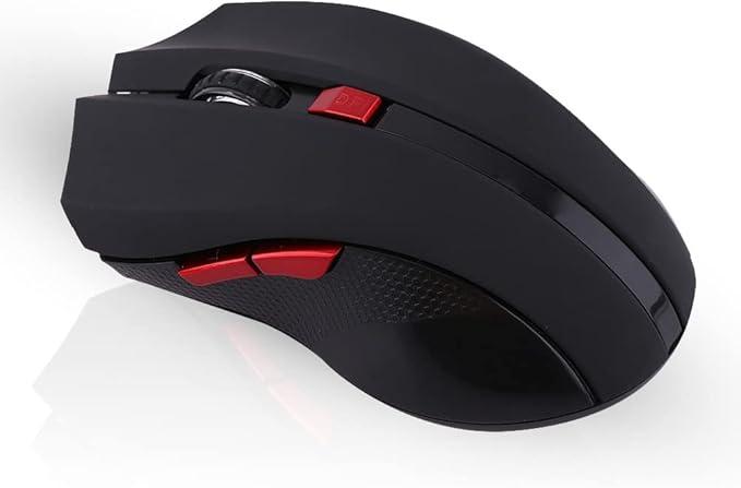 Zopsc Gaming Mouse,2.4G 6 Keys 2400DPI Ajustable Gaming,USB Long Battery Life Optical Mouse for PC Laptop Desktop Computers, Plug and Play