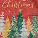 Artoid Mode Xmas Trees Merry Christmas Table Runner, Seasonal Winter Red Kitchen Dining Table Decoration for Home Party Decor 13x60 Inch