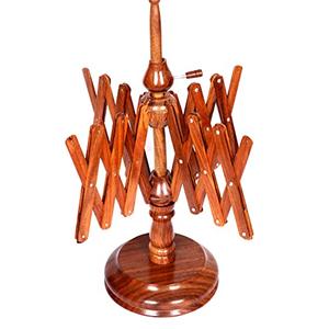 Antique Vintage Wooden Yarn Winder for Knitting and Crocheting Wool Yarn String and Fiber Ball Winder by Sunrise Wood Store (Rose Wood Swift)