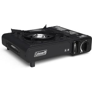 Coleman Classic 1-Burner Butane Stove, Portable Camping Cooktop with Carry Case & InstaStart Ignition, Adjustable Burner with 7650 BTUs of Power for Camping, Grilling, Tailgating, & More
