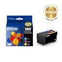 EPSON 288 DURABrite Ultra Ink Standard Capacity Color Combo Pack (T288520-S) Works with Expression XP-330, XP-430, XP-434, XP-340, XP-440, XP-446