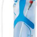 Osprey Hydraulics Backpack Water Reservoir with Bite Valve - BPA-Free, Leakproof Hydration Bladder with QuickConnect and Slide-Seal - Compatible with Most Hiking and Biking Packs, Clear (2L)