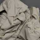 Porch Shield Fire Pit Cover - Waterproof 600D Heavy Duty Fade Resistant Round Patio Fire Bowl Cover Beige - 50 inch