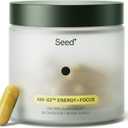 Seed AM-02 Energy + Focus - Daily Nootropic Supplement for Women & Men - Fast-Acting & Sustained Energy for Up to 6 Hours - Caffeine-Free Vegan & Shelf-Stable - 30 Capsules (30-Day Supply)