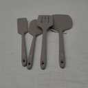 New DI ORO Silicone Turner Spatula Set - Kitchen Spatulas for Nonstick Cookware - Cooking Utensils for Flipping Eggs & Pancakes - 600F Heat-Resistant BPA Free Turners - Dishwasher Safe (4pc, Clay)