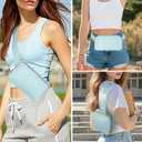 Cross Body Fanny Pack for Women,Fashion Waist Packs Crossbody Bags,Belt Bag with Adjustable Strap - Blue