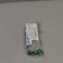 Bucherry 12 Pcs Christmas Velvet Hanging Photo Frame Ornaments 23 Inch Vintage Photo Ornaments Display Picture Xmas Frame Craft Kits for Family Christmas Tree Decor Home, Party(Dark Green)