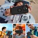 for iPhone 16 Pro Max Case with Screen Protector,Heavy Duty 3-Layer Military Grade Drop Protection Cases,Full Body Shock-Absorbing Dust Proof Rugged Bumper Phone Cover for Apple 16 Pro Max (Black)