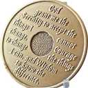 AA Sobriety Coins 1 Year Set (5 Pack) Metal Medallions – Alcoholics Anonymous Anniversary Chips for Recovery Milestones
