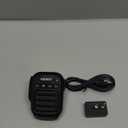 ABBREE Ham Radio Wireless Handheld Speaker Mic, 2 Pin Shoulder Microphone for Baofeng 5RM UV-5R,BF-F8HP PRO,AR-152,K5PLUS,GM-15Pro,UV-5G Plus UV-32 GM21 Walkie Talkie Accessories (Black)