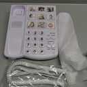 Excelltel Big Button Phone for Seniors, Corded Landline Telephone with Handsfree Function and 9 Groups of Memory, One-Touch Dialling,Suitable People with Vision Disorders/Hearing Damage (EX-LD-858HF)