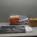 monTEK Automatic Lift Bike Rack  Fits 24-29" Tires, Heavy-Duty Vertical Wall Rack for Bicycles (Up to 71 lbs) - Effortless Lifting, Easy Install - Space-Saving Storage for Garage, Shed, BO (Black+Orange)