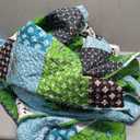 Royal Tradition Rebekah Reversible Coverlets, Queen Over-Sized 3pc Quilt Set (92-Inch Wide x 96-Inch Long) Lightweight Bedspread