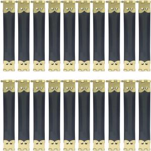 BokWin 20Pcs 3.5 Inch Metal Internal Flex Frames Kiss Clasp, Purse Clasp Frame Handmade Wallet DIY Craft