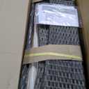 FDW | 4-Piece Patio Furniture Set | Gray & Khakhi | Outdoor Wicker Furniture with Coffee Table | Modern Rattan Chairs Conversation Set | Outdoor Seating | Weather-Resistant | for Porch, Garden, Lawn (Gray and Khaki)