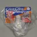 ChomChom Roller Pet Hair Remover – Original Size Reusable Lint Roller for Cat & Dog Hair on Furniture, Couch, Carpet, Car, Rugs & Bedding – Portable, Eco-Friendly (White)