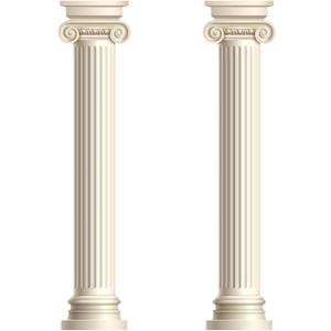 2 Pcs Cardboard Greek Columns and Pillars Roman Column Medieval Renaissance Wall Photo Backdrop for Wedding Birthday Party Decorations Pillar Cardboard Cutout