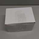 Tinlade 100 Pcs Thank You Gift Bags Bulk Paper Gold Thank You Wedding Bags with Handle for Business, Shopping, Wedding, Baby Shower, Party Favors (White)