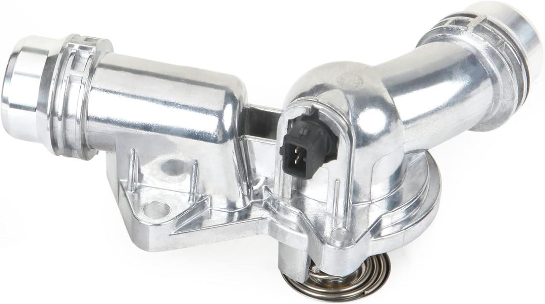 MITZONE Upgrade Aluminum Thermostat Assembly with Housing Compatible with BMW E46 E39 E60 E83 E53 E85 325i 330i 525i 530i X5 X3 Z3 Z4 Replace 11537509227