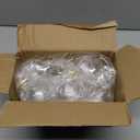 MAGICLULU 10Pcs Christmas Drink Balls, Fillable Booze Balls Ornament Clear Plastic Xmas Tree Ornaments for Drinks Water Candy Party DecorationGold 100ML