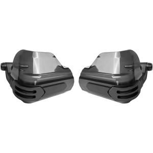 Windproof Motorcycle Hand Guards Motorcycle Handlebar Handguards Horn Handle Protection Motorcycle Handbrake Protector Shield (Black)