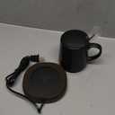 Coffee Mug Warmer & Mug Set for desk, Smart Auto Shut Off Electric Cup Warmer for Office & Home, 4-Temperature Setting Coffee Heating Mug Candle Heater Tea Beverage Warmer Plate for Men Women Birthday