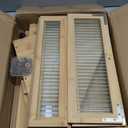 Aycarzcy Corner bread box Bread Box for Kitchen Countertop - Corner Bread Storage Box 16.5" H, Premium Wood with Glass Door, Perfect for Homemade Bread, Baguettes & Pastries