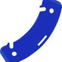 Curved Transfer Board Plastic Slide Board for Transferring to Wheelchair, Chair, Bed, Toilet, Car for Patient, Elderly, Disabled, 31.1 * 9.84 * 0.46" 3.64 lbs ABS Transfer Devices (Blue)