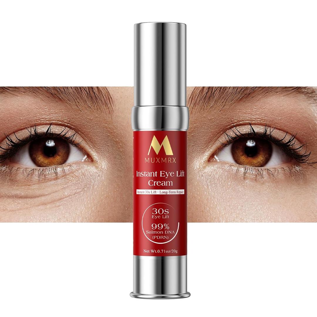 30S Instant Eye Lift Cream | Temporary Eye Tightener | Smooths Wrinkles, Puffy Eyes & Eye Bags | Dual-Action Firming | PDRN Formula for Long-Term Repair, Korean Skincare, 0.71 Fl Oz
