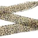 3 x "N/A" Fashion Leopard Shoe Laces, Soft Satin Ribbon Shoelaces for Casual Shoes Shoestring for Women Girls 4CM Wide 1 Pair