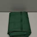 Newbridge 52 x 70 Inch Rectangle Fabric Tablecloth, Elegance Plaid, 100% Polyester, No Iron Soil Resistant Dining Room, Party and Banquet Table Cover, Solid Textured, Hunter Green