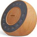 Housbay White Noise Machine with 31 Soothing Sounds, 5W Loud Stereo Sound, Auto-Off Timer, Adjustable Volume, Sleep Sound Machine for Baby, Kid, Adult -Wood Grain