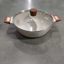 5-QT Shabu Shabu Pot, Non-Stick Hot Pot with Divider, Dual Flavor Stockpot with Lid for Cooking, Perfect for Family and Friends Gathering