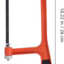 Gadpiparty Mini Hacksaw 10.23 Inch Small Handheld Saw with Lightweight Aluminum Alloy Frame for Woodworking and Diy Projects Comfortable Grip
