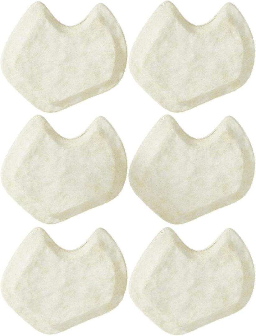 Premium Dancers Pads for Ball of feet Pain - Sesamoiditis Pads - Made in USA - 1/4" Thick Adhesive Skived Felt - 12 Pieces - Left Foot